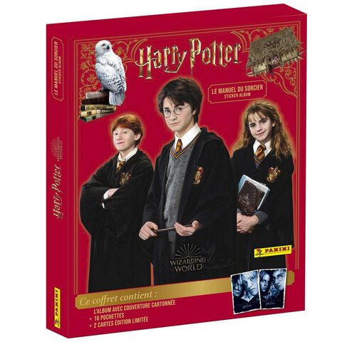 Carte Panini - Harry Potter - Le Manuel Du Sorcier Coffret 3d - 1 Album Cartonné